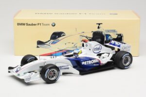 BMW Sauber F1.06 #16 N. Heidfeld Launch Version 2006 Minichamps 1:18 80430413183 Metal - imaginea 6 din 6