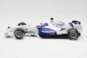 BMW Sauber F1.06 #17 J. Villeneuve Launch Version 2006 Minichamps 1:18 80430413184 Metal - imaginea 3 din 6