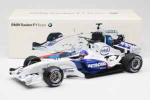 BMW Sauber F1.06 #17 J. Villeneuve Launch Version 2006 Minichamps 1:18 80430413184 Metal - imaginea 6 din 6