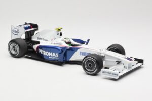 BMW Sauber F1.09 #6 N. Heidfeld Launch Version 2009 Minichamps 1:18 80432154856 Metal - imaginea 4 din 7