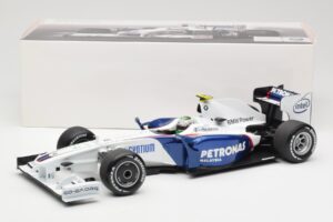 BMW Sauber F1.09 #6 N. Heidfeld Launch Version 2009 Minichamps 1:18 80432154856 Metal - imaginea 7 din 7