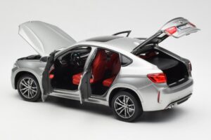 BMW X6 M F86 Donington Gri Metalic Norev 1:18 80432364886 Metal - imaginea 5 din 8