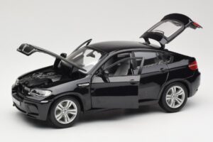 BMW X6 M E71 Negru Bburago 1:18 18-12081 Metal - imaginea 2 din 8