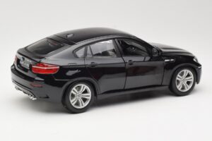 BMW X6 M E71 Negru Bburago 1:18 18-12081 Metal - imaginea 3 din 8