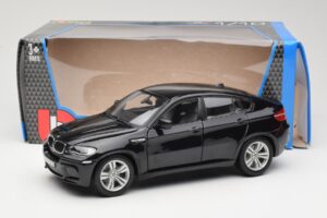 BMW X6 M E71 Negru Bburago 1:18 18-12081 Metal - imaginea 8 din 8