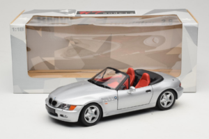BMW Z3 Cabriolet Argintiu UT Models 1:18 20402 Metal - imaginea 8 din 8