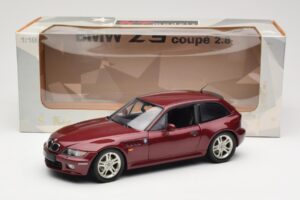 BMW Z3 Coupe 2.8 Red Metallic UT Models 1:18 20423 Metal - imaginea 8 din 8