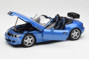 BMW Z3 M Roadster Cu Suport Bagaje Albastru Metalizat UT Models 1:18 20416 Metal - imaginea 2 din 8
