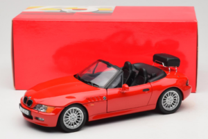 BMW Z3 Roadster 1.9 Roșu Ediție Dealer UT Models 1:18 80439423068 Metal - imaginea 8 din 8