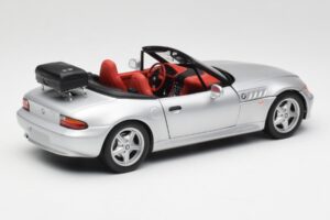 BMW Z3 Roadster Cu Suport Bagaje Argintiu UT Models 1:18 20407 Metal - imaginea 3 din 8