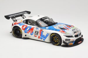 BMW Z4 E89 GT3 #9 Roal Motorsport A. Zanardi / B. Spengler 24 Hours of Spa 2015 Minichamps 1:18 151152309 Metal - imaginea 4 din 6