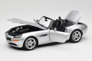 BMW Z8 E52 Cabriolet Argintiu Kyosho 1:18 80432411551 Metal - imaginea 2 din 8