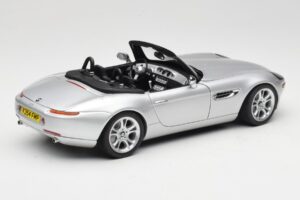 BMW Z8 E52 Cabriolet Argintiu Kyosho 1:18 80432411551 Metal - imaginea 3 din 8