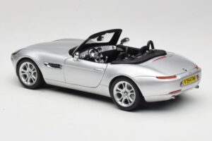 BMW Z8 E52 Cabriolet Argintiu Kyosho 1:18 80432411551 Metal - imaginea 5 din 8