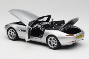BMW Z8 E52 Cabriolet Argintiu Kyosho 1:18 80432411551 Metal - imaginea 7 din 8