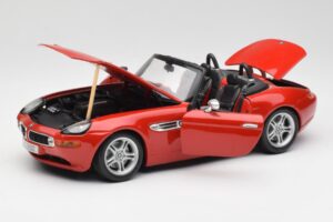 BMW Z8 E52 Roșu Metalic Bburago 1:18 18-12032 Metal - imaginea 2 din 8
