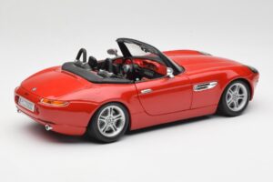 BMW Z8 E52 Roșu Metalic Bburago 1:18 18-12032 Metal - imaginea 3 din 8