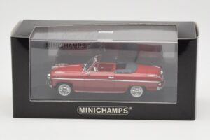 Borgward Isabella Cabriolet Roșu Minichamps 1:43 400096060 Metal - imaginea 4 din 4