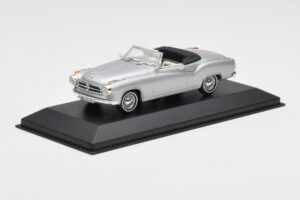 Borgward Isabella Cabriolet Argintiu Minichamps 1:43 400096030 Metal - imaginea 2 din 4