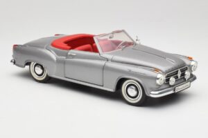 Borgward Isabella Cabriolet Argintiu Revell 1:18 8411 Metal - imaginea 6 din 8