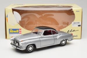 Borgward Isabella Coupe Gri & Negru Revell 1:18 8989 Metal - imaginea 2 din 8