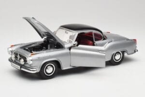 Borgward Isabella Coupe Gri & Negru Revell 1:18 8989 Metal - imaginea 8 din 8