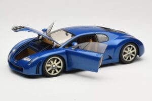 Bugatti EB 18.3 Chiron Albastru AUTOart 1:18 70911 Metal - imaginea 2 din 8