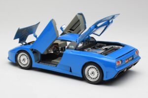 Bugatti EB110 Albastru Bburago 1:18 3035 Metal - imaginea 6 din 8
