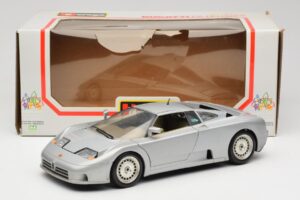 Bugatti EB110 Argintiu Bburago 1:18 3035-S Metal - imaginea 8 din 8