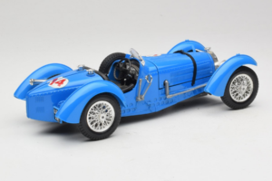 Bugatti Type 51 Grand Prix #14 Albastru Bburago 1:18 3012-M1 Metal - imaginea 2 din 6