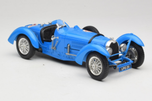 Bugatti Type 51 Grand Prix #14 Albastru Bburago 1:18 3012-M1 Metal - imaginea 4 din 6