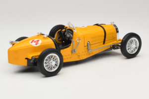 Bugatti Type 59 #14 Grand Prix Portocaliu Bburago 1:18 3012 Metal - imaginea 2 din 6