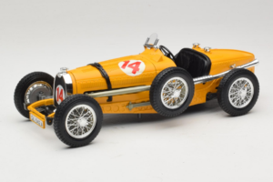 Bugatti Type 59 #14 Grand Prix Portocaliu Bburago 1:18 3012 Metal