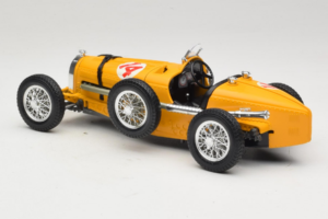 Bugatti Type 59 #14 Grand Prix Portocaliu Bburago 1:18 3012 Metal - imaginea 5 din 6