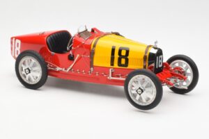 Bugatti T35 National Colors Spain CMC 1:18 M-100-B-016 Metal - imaginea 4 din 6