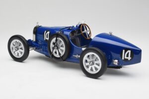 Bugatti Type 35 #14 Dark Blue Norev 1:12 125703 Metal - imaginea 5 din 6