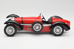 Bugatti Type 55 Roșu Bburago 1:18 3009 Metal - imaginea 3 din 6