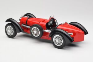 Bugatti Type 55 Roșu Bburago 1:18 3009 Metal - imaginea 5 din 6