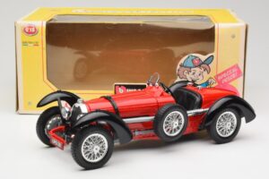 Bugatti Type 55 Roșu Bburago 1:18 3009 Metal - imaginea 6 din 6