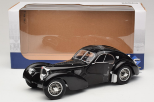 Bugatti Type 57 SC Atlantic Negru Solido 1:18 S1802101 Metal - imaginea 6 din 6