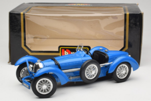 Bugatti Type 59 Albastru Bburago 1:18 3005-M1 Metal - imaginea 5 din 5