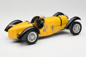 Bugatti Type 59 Galben Bburago 1:18 3005 Metal - imaginea 3 din 8