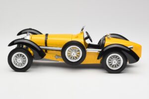 Bugatti Type 59 Galben Bburago 1:18 3005 Metal - imaginea 4 din 8