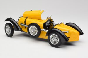 Bugatti Type 59 Galben Bburago 1:18 3005 Metal - imaginea 5 din 8