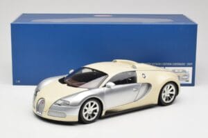 Bugatti Veyron Edition Centenaire Chrome Beige Minichamps 1:18 100110854 Metal - imaginea 8 din 8