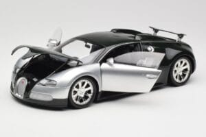 Bugatti Veyron Edition Centenaire Chrome Green Minichamps 1:18 100110852 Metal - imaginea 2 din 8