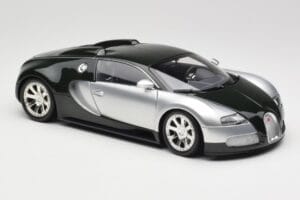 Bugatti Veyron Edition Centenaire Chrome Green Minichamps 1:18 100110852 Metal - imaginea 6 din 8