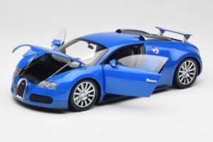 Bugatti Veyron Albastru Deschis Albastru Închis Minichamps 1:18 100110821 Metal - imaginea 2 din 8