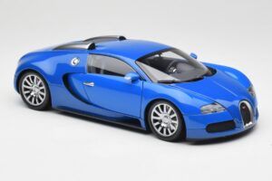 Bugatti Veyron Albastru Deschis Albastru Închis Minichamps 1:18 100110821 Metal - imaginea 6 din 8