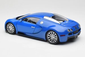 Bugatti Veyron Albastru Deschis Albastru Închis Minichamps 1:18 100110821 Metal - imaginea 7 din 8